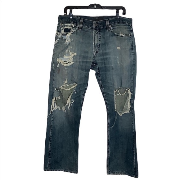 Levi's Other - Levi’s 514 ripped straight leg jeans SZ 33/30